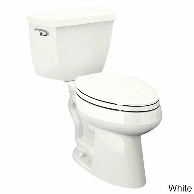 Outlet 🔥 Kohler Highline Classic Comfort Height Two-piece Elongated 1.6 Gpf Toilet White 💯